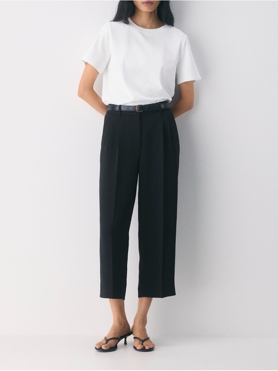 Wilfred Pants - Wilfred black effortless crop Crepette. Size 2